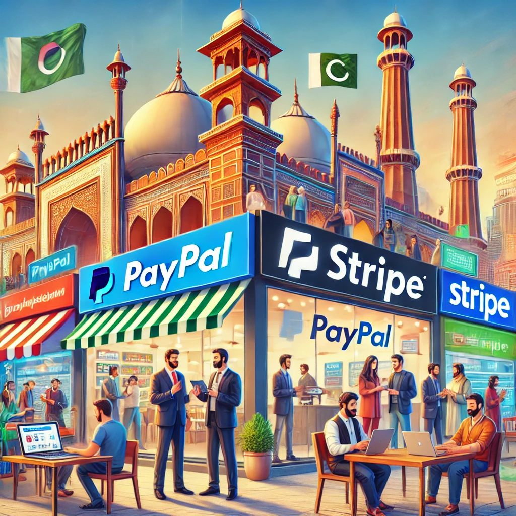 PayPal, Stripe in Pakistan